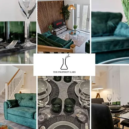 Luxury Centre 2 Bed Retreat - Sleeps 4 - Free Parking Apartment
